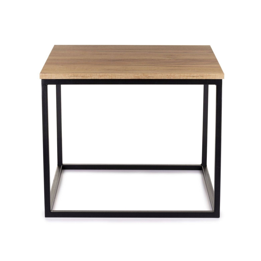 Konferenčný stolík KVADRATO 50x61 cm čierna