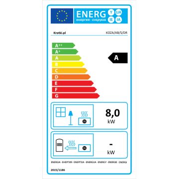 Kratki - Krbové oceľové kachle 8kW 150mm