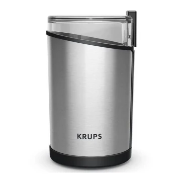 Krups - Elektrický mlynček na kávu 85g FAST-TOUCH 200W/230V chróm