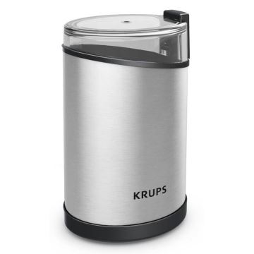 Krups - Elektrický mlynček na kávu 85g FAST-TOUCH 200W/230V chróm