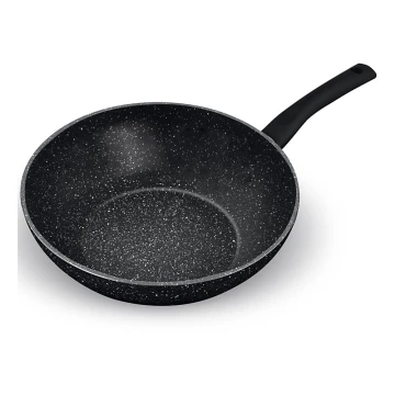 Lamart - Panvica WOK 28 cm čierna