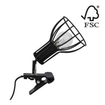 Lampa s klipom MEGAN 1xE14/40W/230V – FSC certifikované
