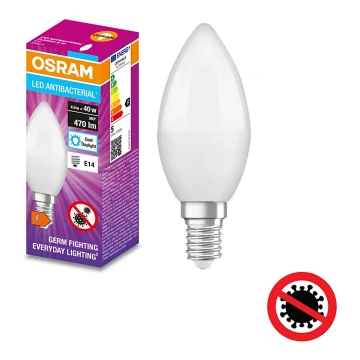 LED  Antibakteriálna žiarovka  B40 E14/4,9W/230V 6500K - Osram
