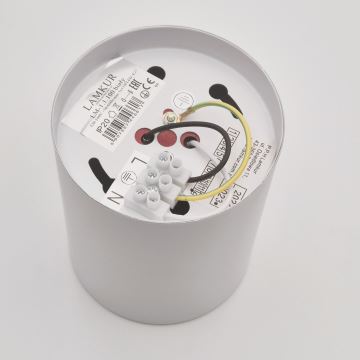 LED Bodové svietidlo TACO 1xE27/15W/230V biela