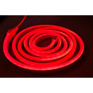 LED Flexibilný pásik NEON LED/5V USB 1,8 m červená