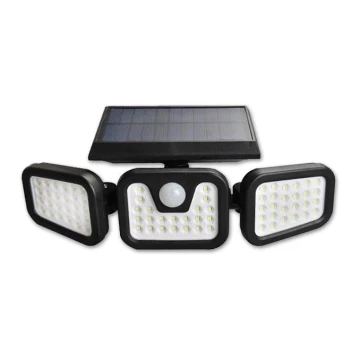 LED Flexibilný solárny reflektor so senzorom LED/15W/3,7V IP54 4500K