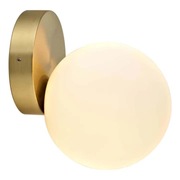 LED Kúpeľňové nástenné svietidlo ARIA 1xG9/5W/230V IP44 zlatá