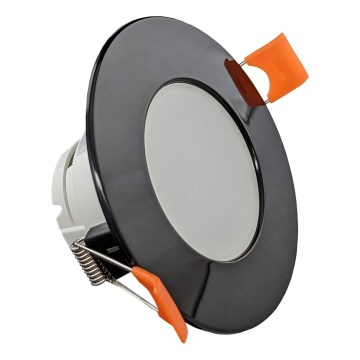 LED Kúpeľňové podhľadové svietidlo BONO LED/5W/230V 4000K IP65 čierna