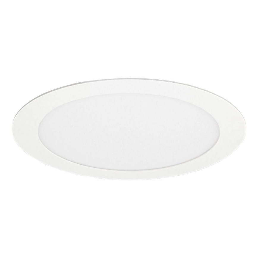 LED Kúpeľňové podhľadové svietidlo VEGA LED/24W/230V 3800K pr. 29,8 cm IP44 snehovo biela