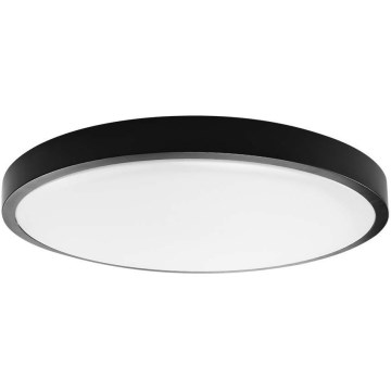 LED Kúpeľňové stropné svietidlo LED/18W/230V IP44 3000K pr. 25 cm čierna