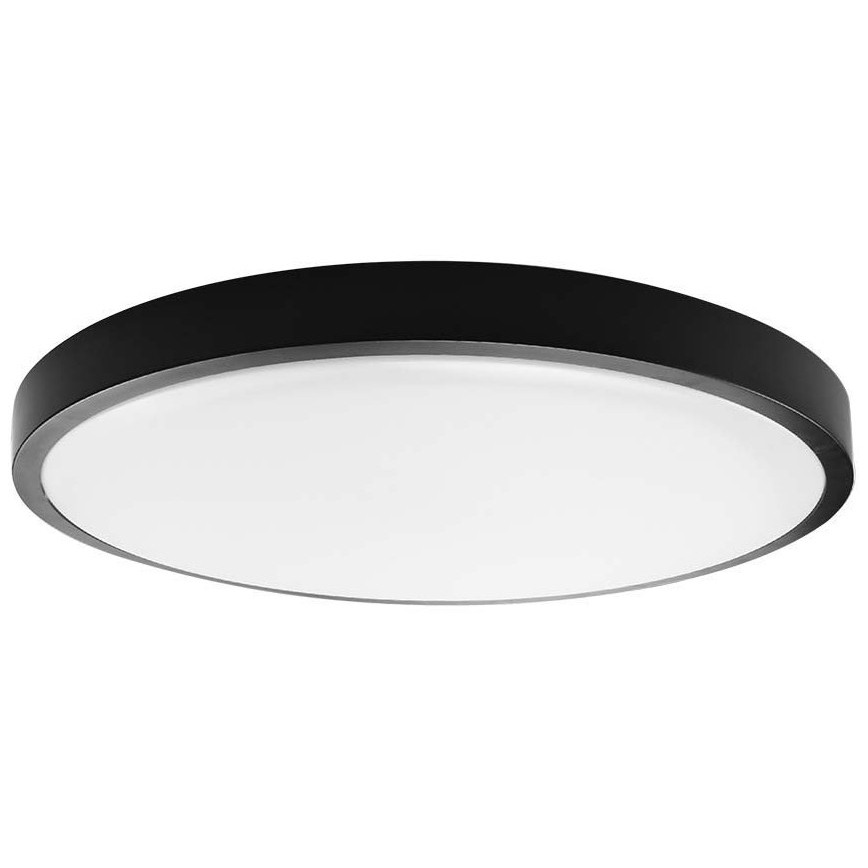 LED Kúpeľňové stropné svietidlo LED/18W/230V IP44 3000K pr. 25 cm čierna