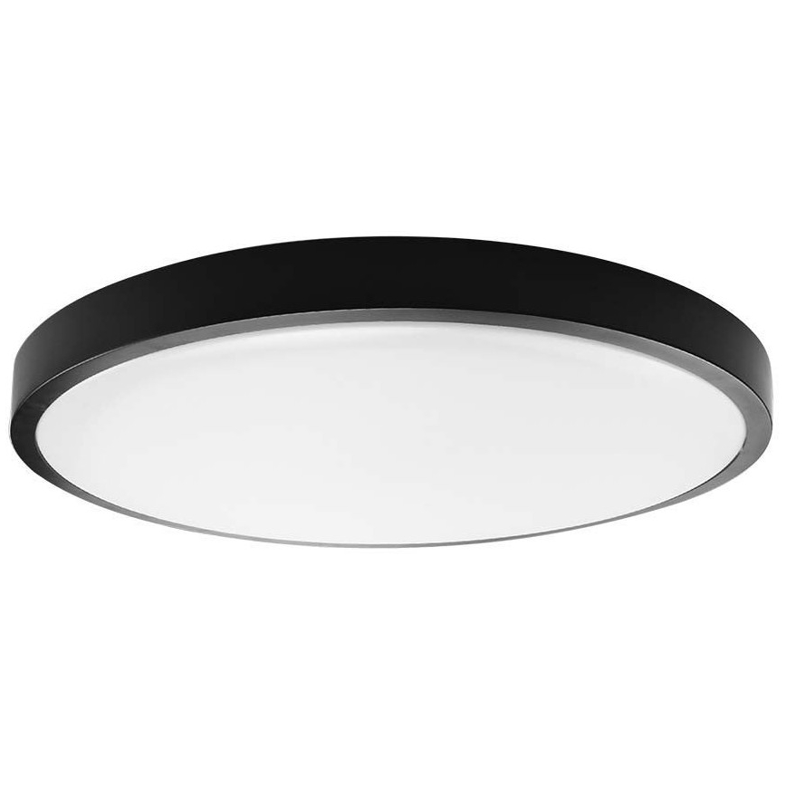 LED Kúpeľňové stropné svietidlo LED/18W/230V IP44 4000K pr. 25 cm čierna