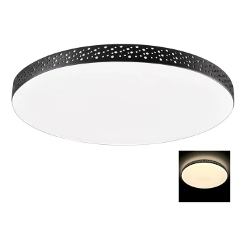 LED Kúpeľňové stropné svietidlo MOON LED/18W/230V čierna IP44