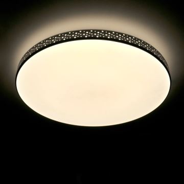 LED Kúpeľňové stropné svietidlo MOON LED/18W/230V čierna IP44