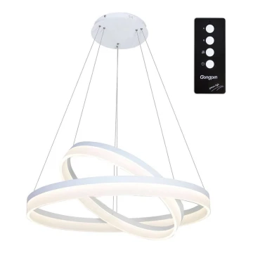 LED Luster na lanku RING s diaľkovým ovládačom LED/60W/230V