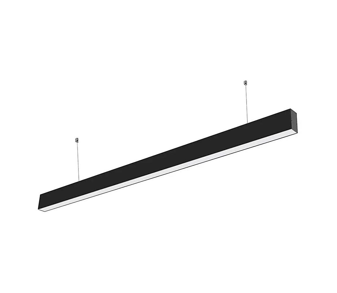 Obrázok V-TAC VT-7-40 40W LED LINEAR HANGING SUSPENSION LIGHT WITH SAMSUNG CHIP COLORCODE:6400K -BLACK BODY