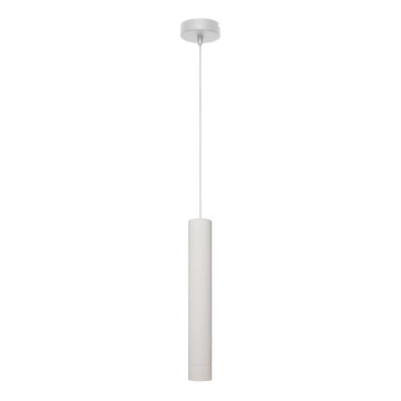 LED Luster na lanku TUBA 1xGU10/4,8W/230V biela