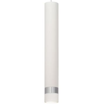 LED Luster na lanku TUBA 3xGU10/4,8W/230V biela/lesklý chróm