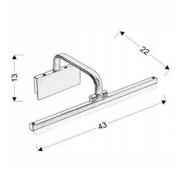 LED Obrazové svietidlo HANG LED/8W/230V