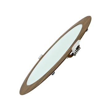 LED Podhľadové svietidlo CIRCLE LED/18W/230V 4200K 22 cm hnedá