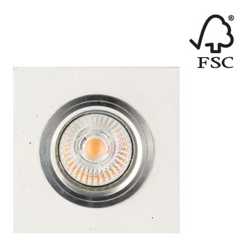 LED Podhľadové svietidlo VITAR 1xGU10/5W/230V CRI 90 betón – FSC certifikované