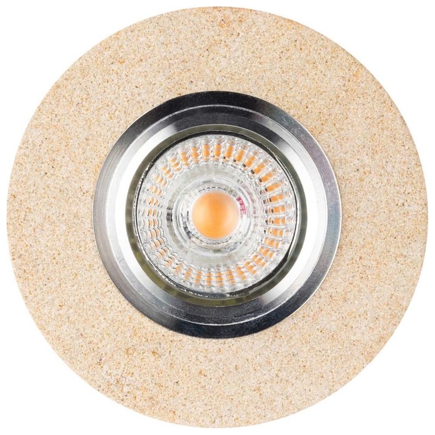 LED Podhľadové svietidlo VITAR 1xGU10/5W/230V CRI 90 pieskovec – FSC certifikované