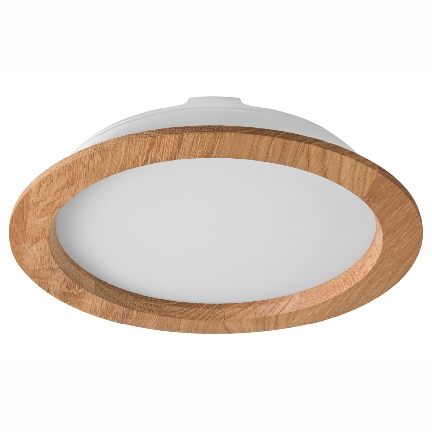 LED Podhľadové svietidlo WOODY SPOT LED/23,5W/230V 4000K dub ø 23,5 cm