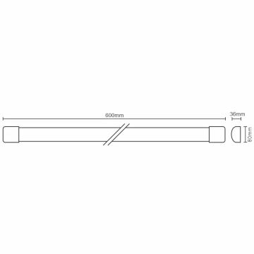 LED Podlinkové svietidlo LED/20W/230V 4000K IP40 biela