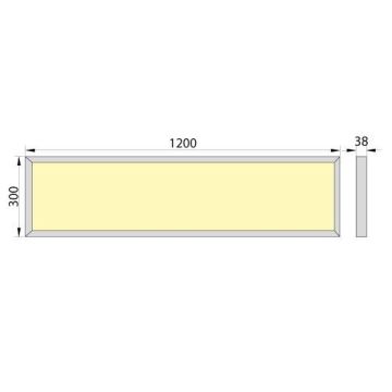 LED Prisadený panel OREGA N LINX 120 LED/50W/230V 4000K IP40