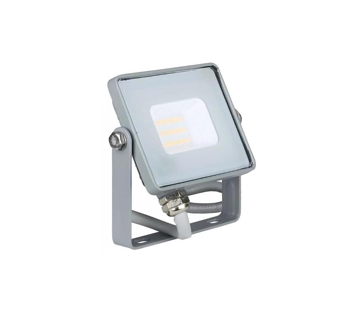  LED Reflektor SAMSUNG CHIP LED/10W/230V IP65 3000K šedá 