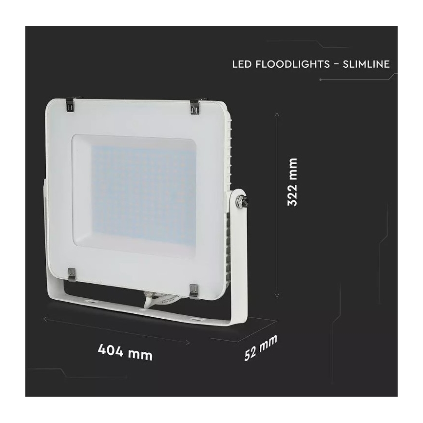 LED Reflektor SAMSUNG CHIP LED/150W/230V 3000K IP65 biela