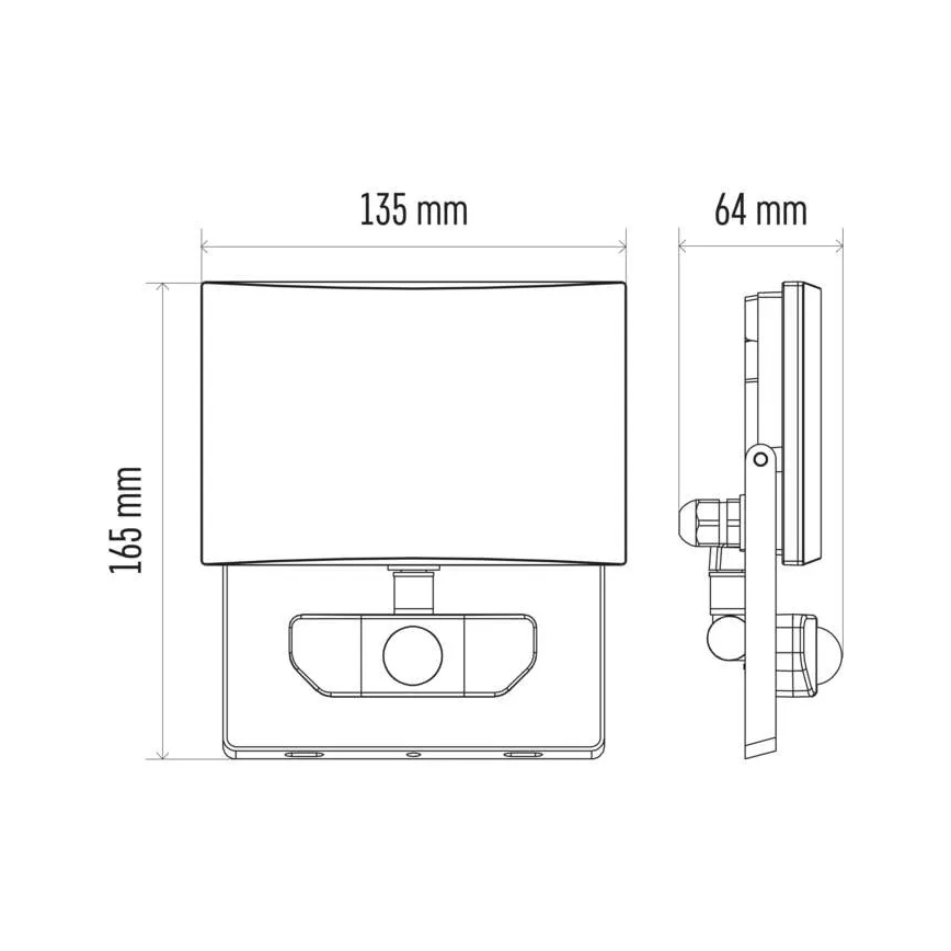 LED Reflektor so senzorom LED/20W/230V IP54