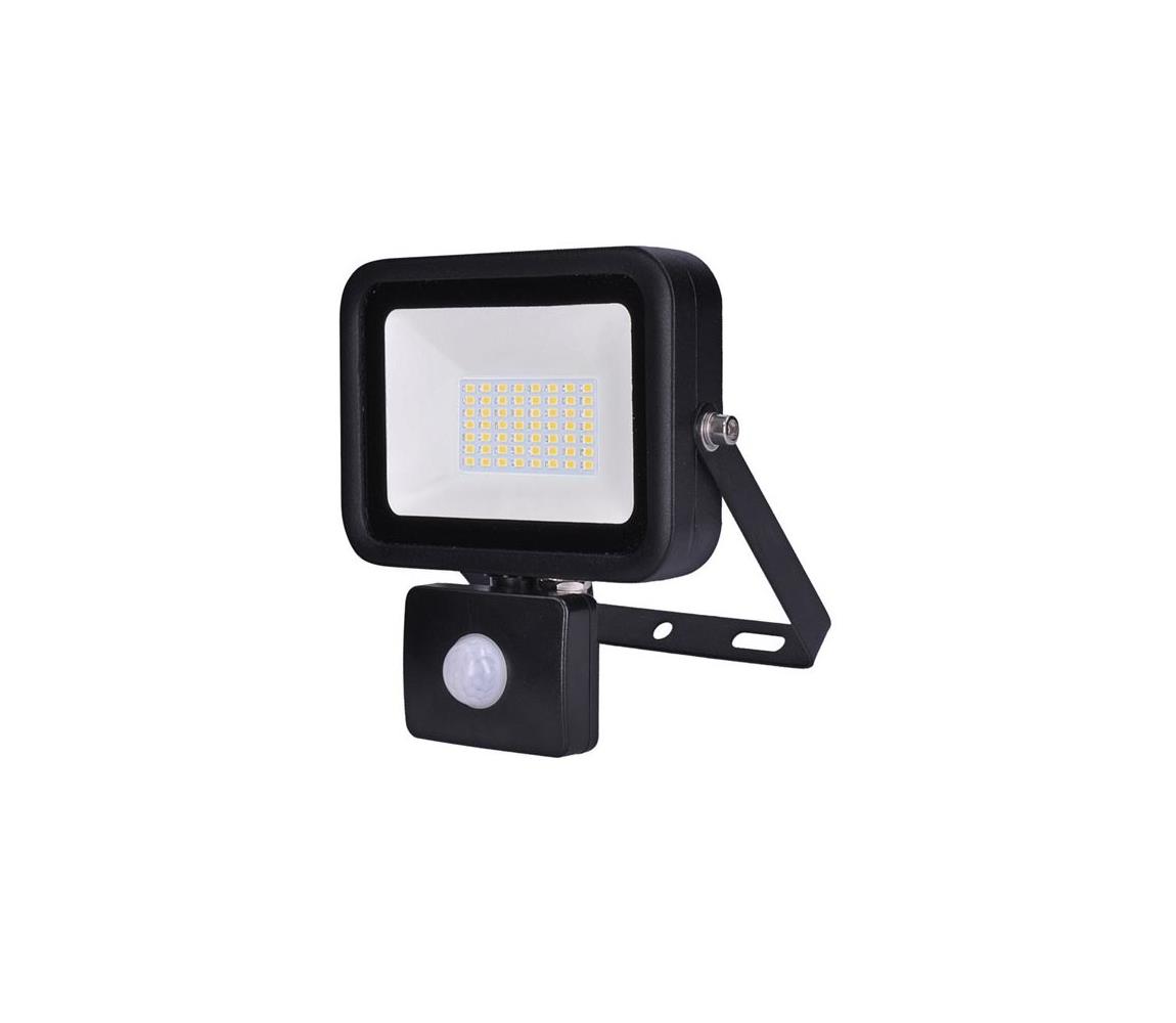 Obrázok Solight LED reflektor PRO se senzorem, 50W, 4250lm, 5000K, IP44, WM-50WS-L-SLL278795