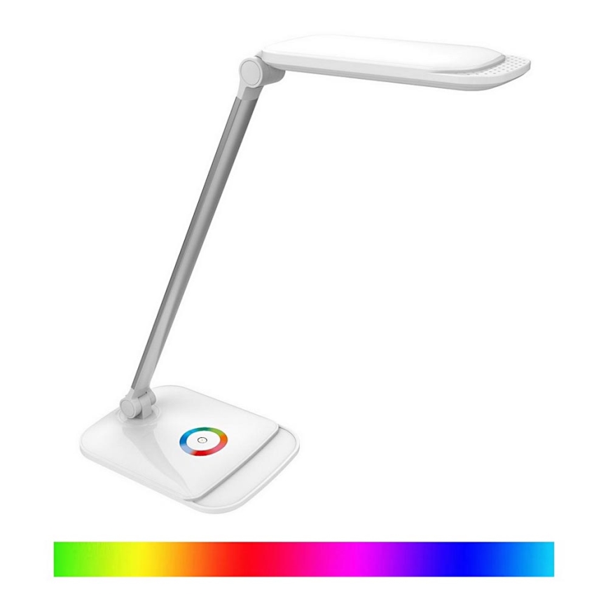 LED RGB Dotyková stmievateľná stolná lampa LED/18W/230V + USB