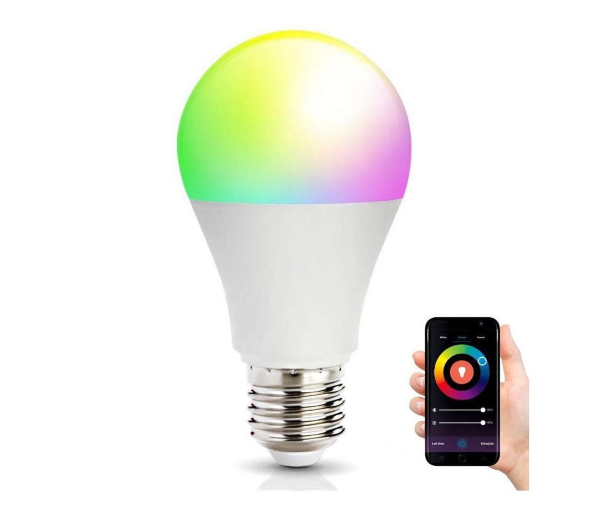  LED RGB Inteligentná stmievateľná žiarovka E27/14W/230V 2700-6500K Wi-Fi Tuya 