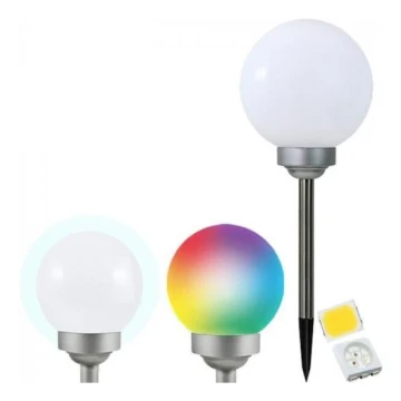 LED RGB Solárna lampa LED/0,2W/AA 1,2V/600mAh IP44