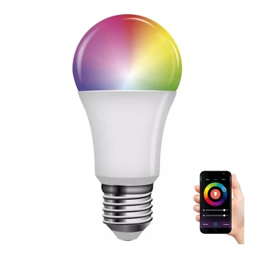 LED RGB Stmievateľná žiarovka GoSmart A60 E27/9W/230V 2700-6500K Tuya