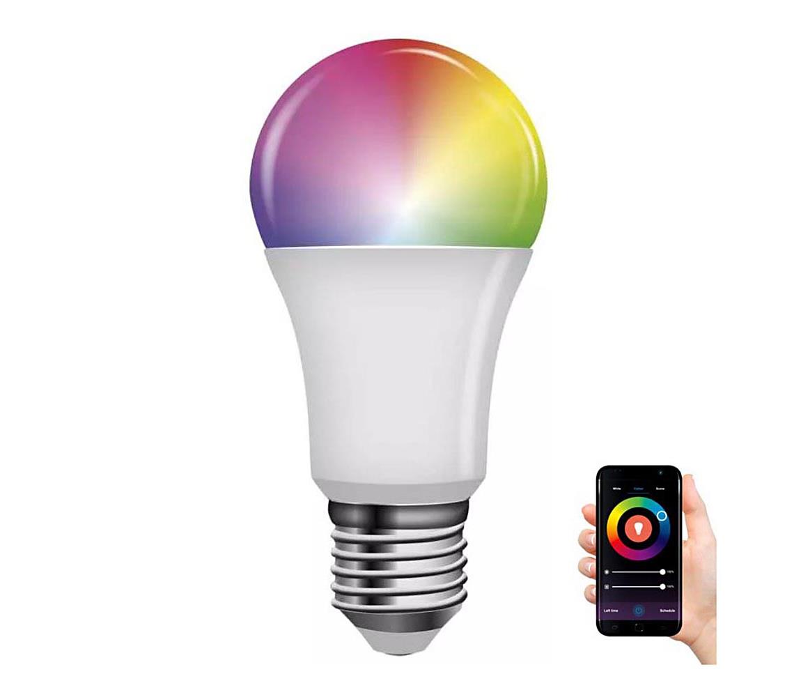  LED RGB Stmievateľná žiarovka GoSmart A60 E27/9W/230V 2700-6500K Tuya 