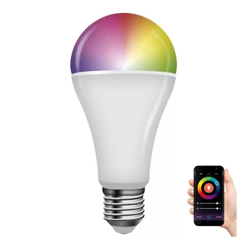 LED RGB Stmievateľná žiarovka GoSmart A65 E27/14W/230V 2700-6500K Wi-Fi Tuya