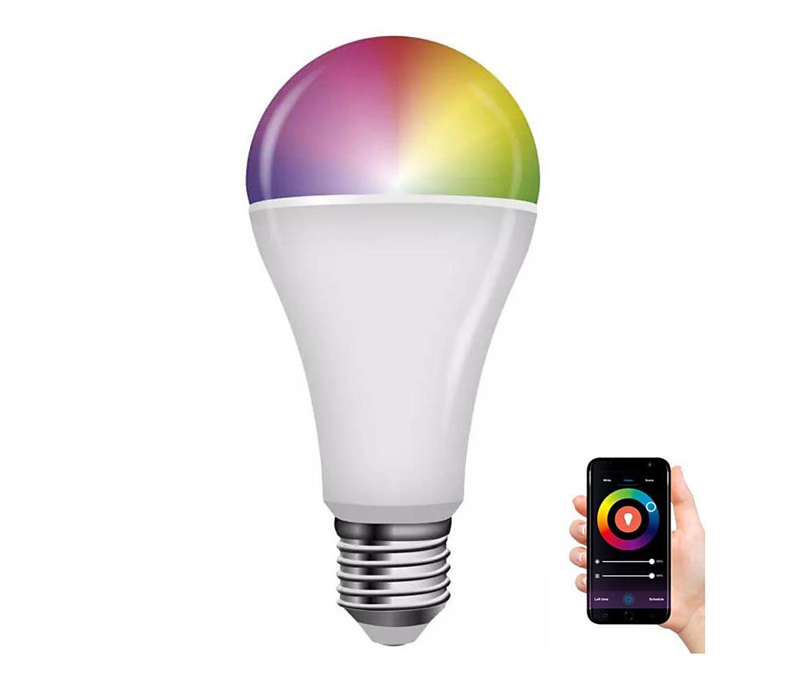  LED RGB Stmievateľná žiarovka GoSmart A65 E27/14W/230V 2700-6500K Wi-Fi Tuya 