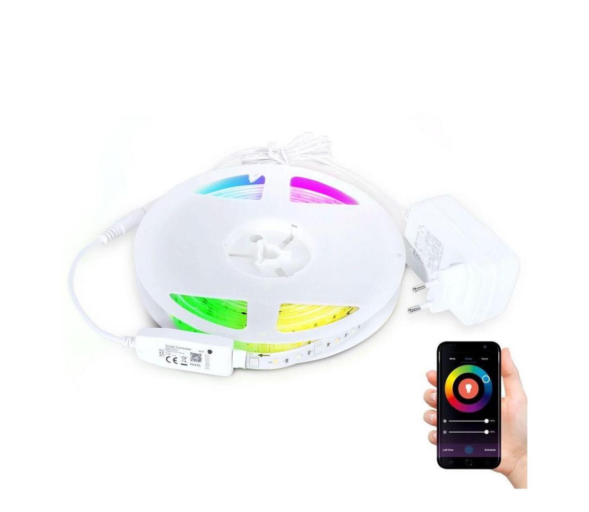  LED RGB Stmievateľný pásik LED/24W/230V 5m 3000-6000K Wi-Fi Tuya 