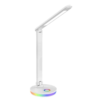 LED RGBW Stmievateľná dotyková stolná lampa NEPTUN LED/7W/230V biela