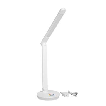 LED RGBW Stmievateľná stolná lampa s funkciou powerbanky LED/12W/5V 2800-6000K biela