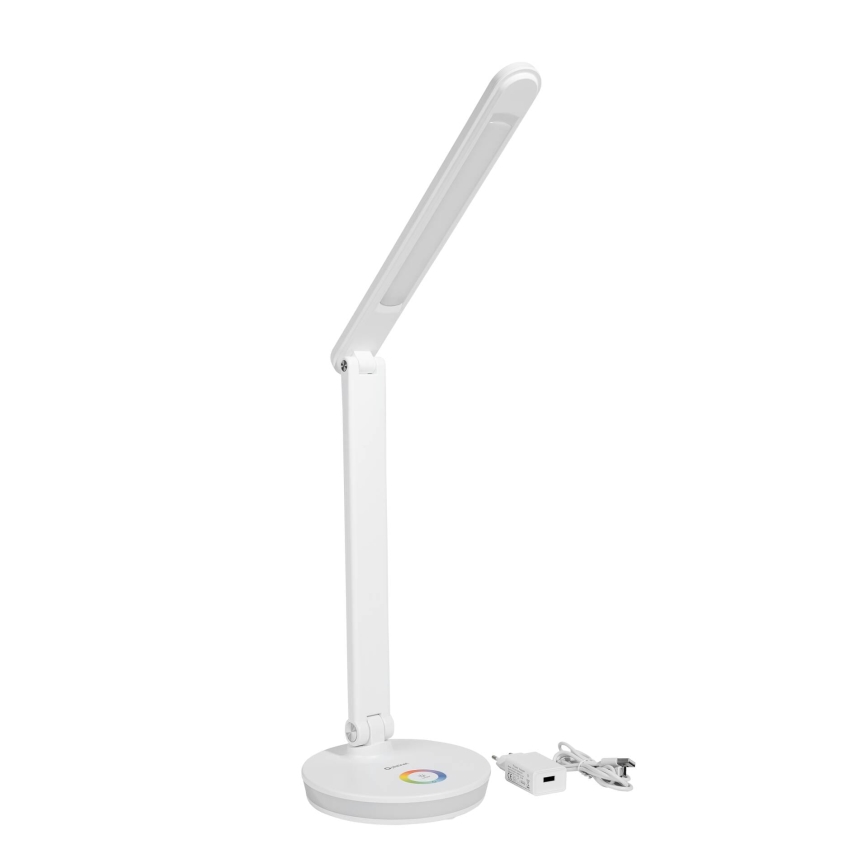 LED RGBW Stmievateľná stolná lampa s funkciou powerbanky LED/12W/5V 2800-6000K biela