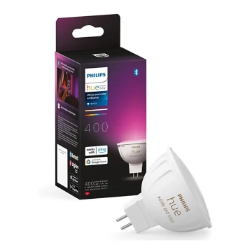 LED RGBW Stmievateľná žiarovka Philips Hue White And Color Ambiance GU5,3/MR16/6,3W/12V 2000-6500K