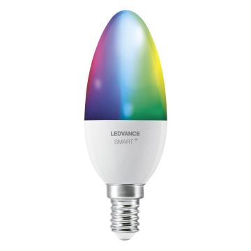 LED RGBW Stmievateľná žiarovka SMART+ E14/5W/230V 2700K-6500K Wi-Fi - Ledvance