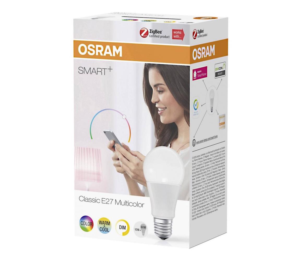 Obrázok OSRAM Smart+ CLA60 RGBW 10W E27 matná (4058075816558)