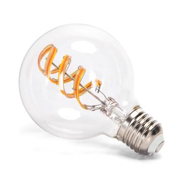 LED RGBW Žiarovka FILAMENT G80 E27/4,9W/230V 2700K - Aigostar