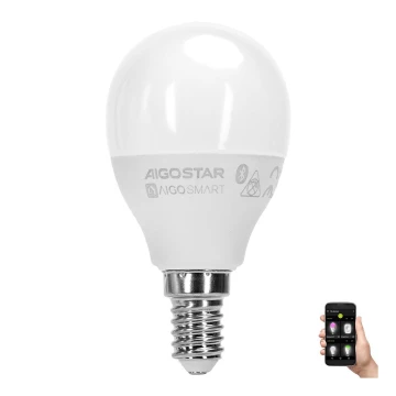 LED RGBW Žiarovka G45 E14/4,9W/230V 2700-6500K - Aigostar