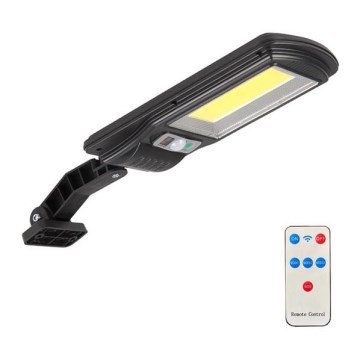 LED Solárna pouličná lampa so senzorom LED/2,5W/5V IP44 + diaľkové ovládanie